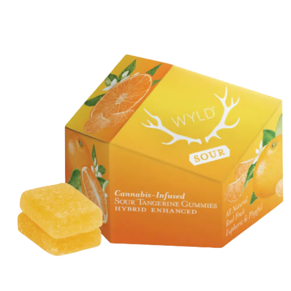 WYLD – Sour Tangerine Hybrid Enhanced Gummies 100mg WYLD – Sour Tangerine Hybrid Enhanced Gummies 100mg