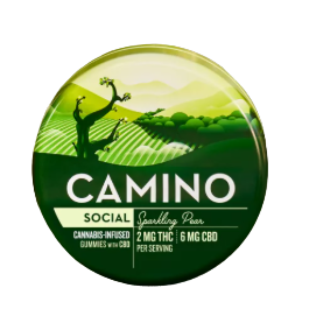 Camino – Social – Sparkling Pear – 2mg THC/6mg CBD