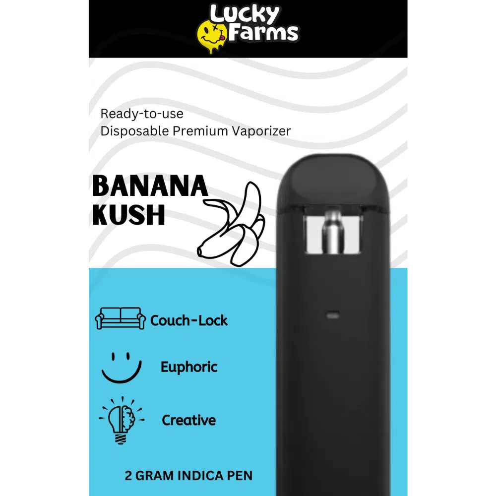 2g – Banana Kush Disposable Pen (Indica) 2g – Banana Kush Disposable Pen (Indica)