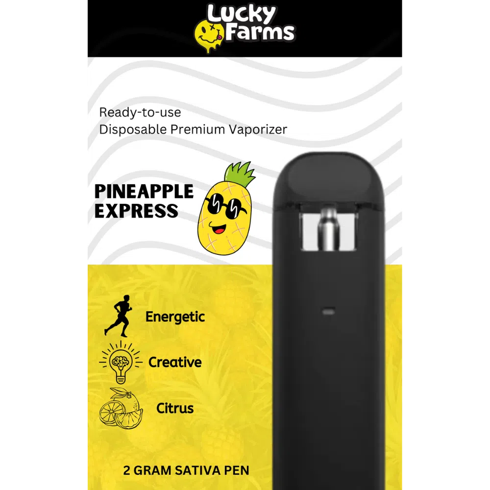 2g – Pineapple Express Disposable Pen (Sativa) 2g – Pineapple Express Disposable Pen (Sativa)