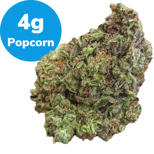 4g - Master Kush - Popcorn Buds (Indica)