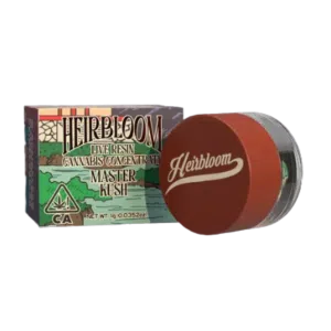 Heirbloom - Master Kush - Live Resin Sugar 1g (Indica)