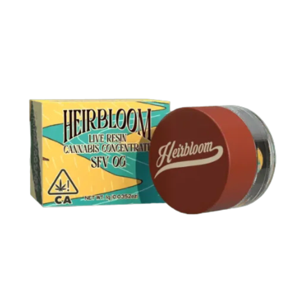 Heirbloom – SFV OG – Live Resin Sugar 1g (Hybrid) Heirbloom – SFV OG – Live Resin Sugar 1g (Hybrid)