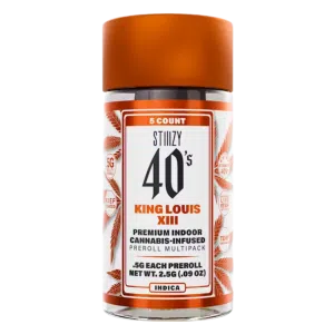 STIIIZY 40's - King Louis XIII - 2.5g (Indica)