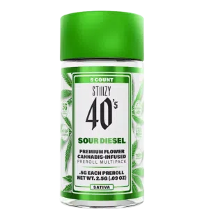 STIIIZY 40's - Sour Diesel - 2.5g (Sativa)