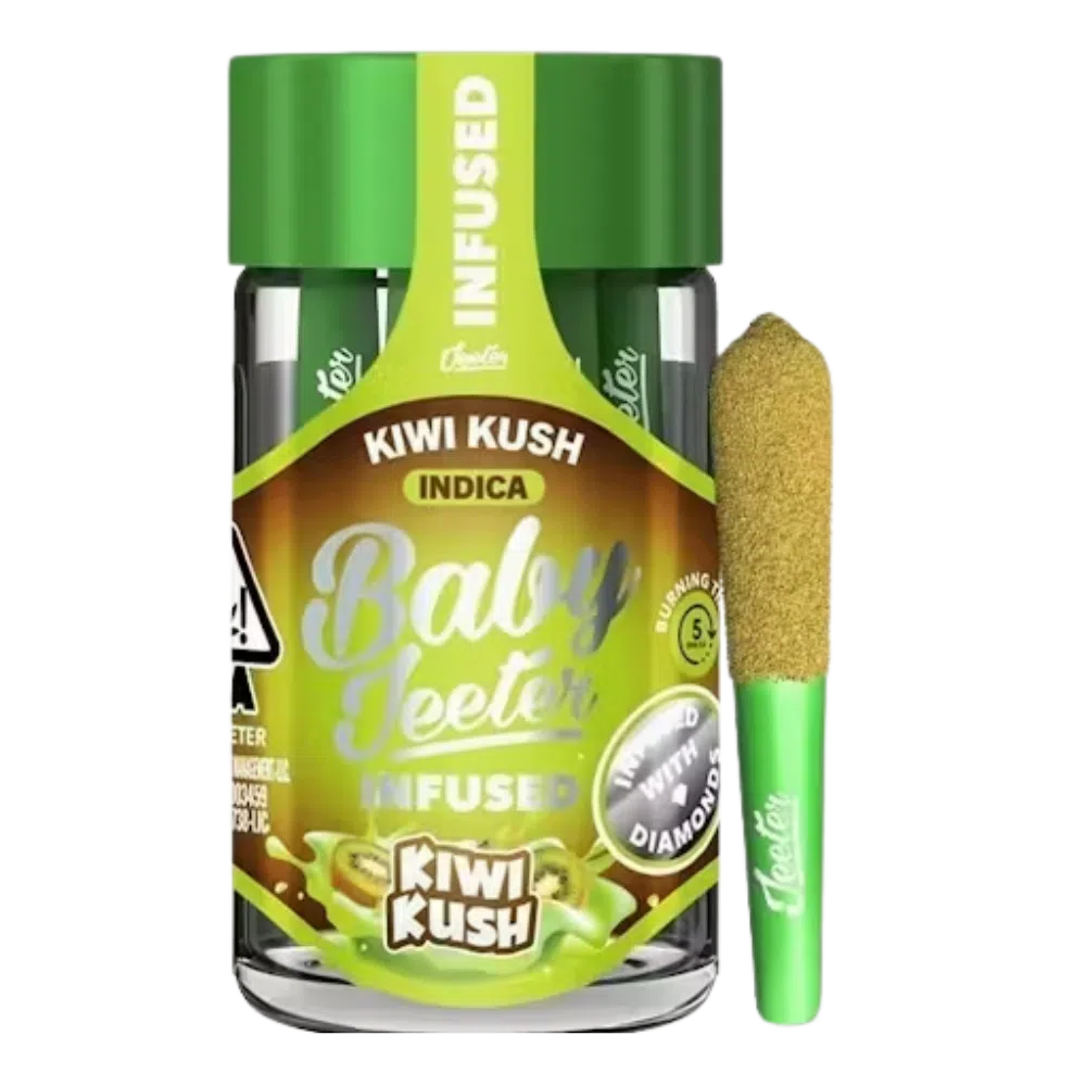 Baby Jeeter – Kiwi Kush (Indica) Baby Jeeter – Kiwi Kush (Indica)