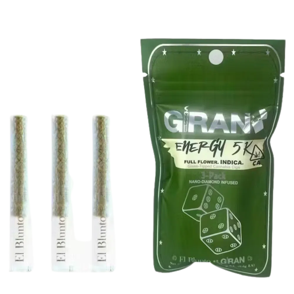 El Blunto – Energy 5K – El Jointo Diamond Infused 3-Pack (Indica) – 1.8g Total El Blunto – Energy 5K – El Jointo Diamond Infused 3-Pack (Indica) – 1.8g Total