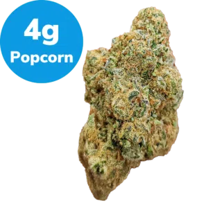 4g – Hash Burger – Popcorn Buds – (Indica) 4g - Hash Burger - Popcorn Buds - (Indica)