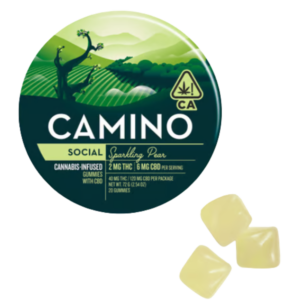 Camino – Social – Sparkling Pear – 2mg THC/6mg CBD Camino - Social - Sparkling Pear - 2mg THC/6mg CBD