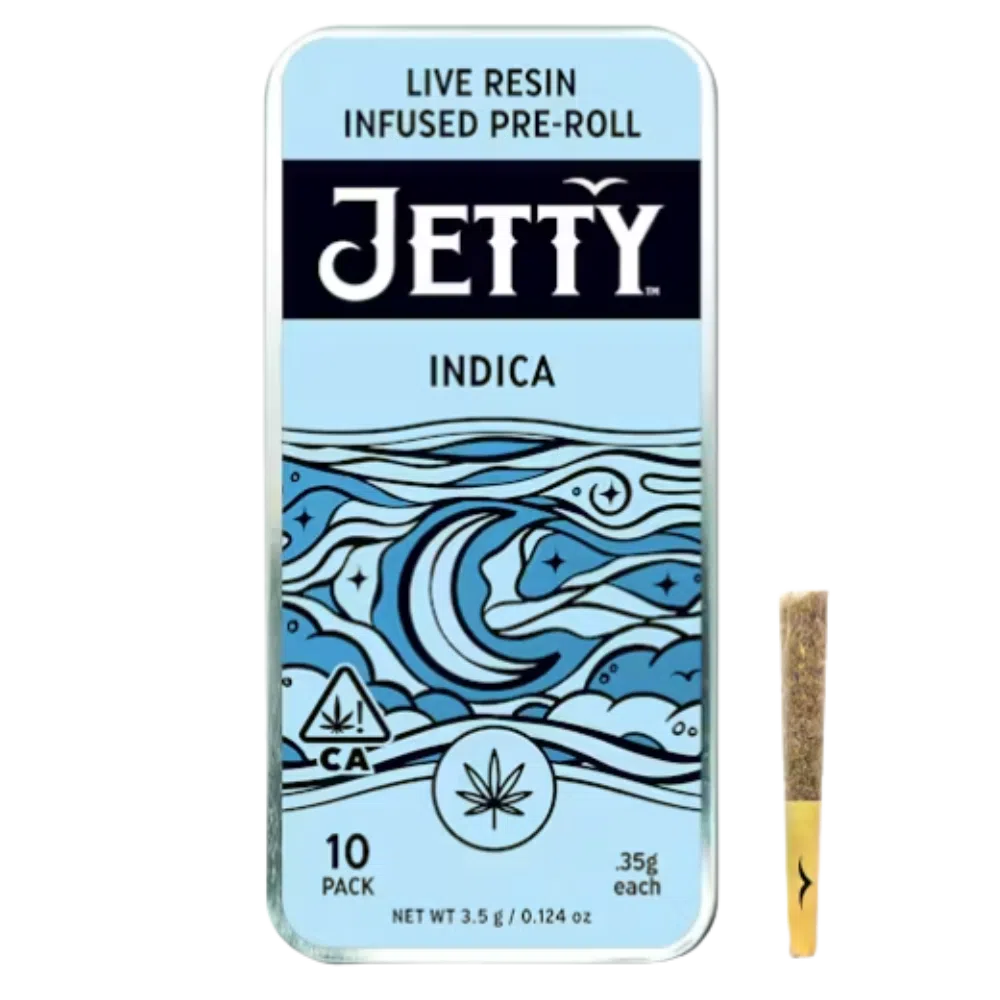 Jetty – Fatso x Muel Fuel – 10-Pack Live Resin Prerolls (Indica) – 3.5g Total Jetty – Fatso x Muel Fuel – 10-Pack Live Resin Prerolls (Indica) – 3.5g Total