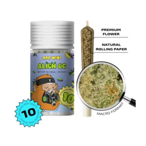 Ape Mini – Alien OG – 5G Total – 0.5g Each Joint (Hybrid) Ape Mini - Alien OG - 5G Total - 0.5g Each Joint (Hybrid)