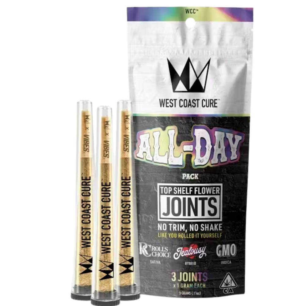 WCC – All-Day Pack – Top Shelf CUREjoint Variety Pack 3 x 1G (Hybrid) WCC – All-Day Pack – Top Shelf CUREjoint Variety Pack 3 x 1G (Hybrid)