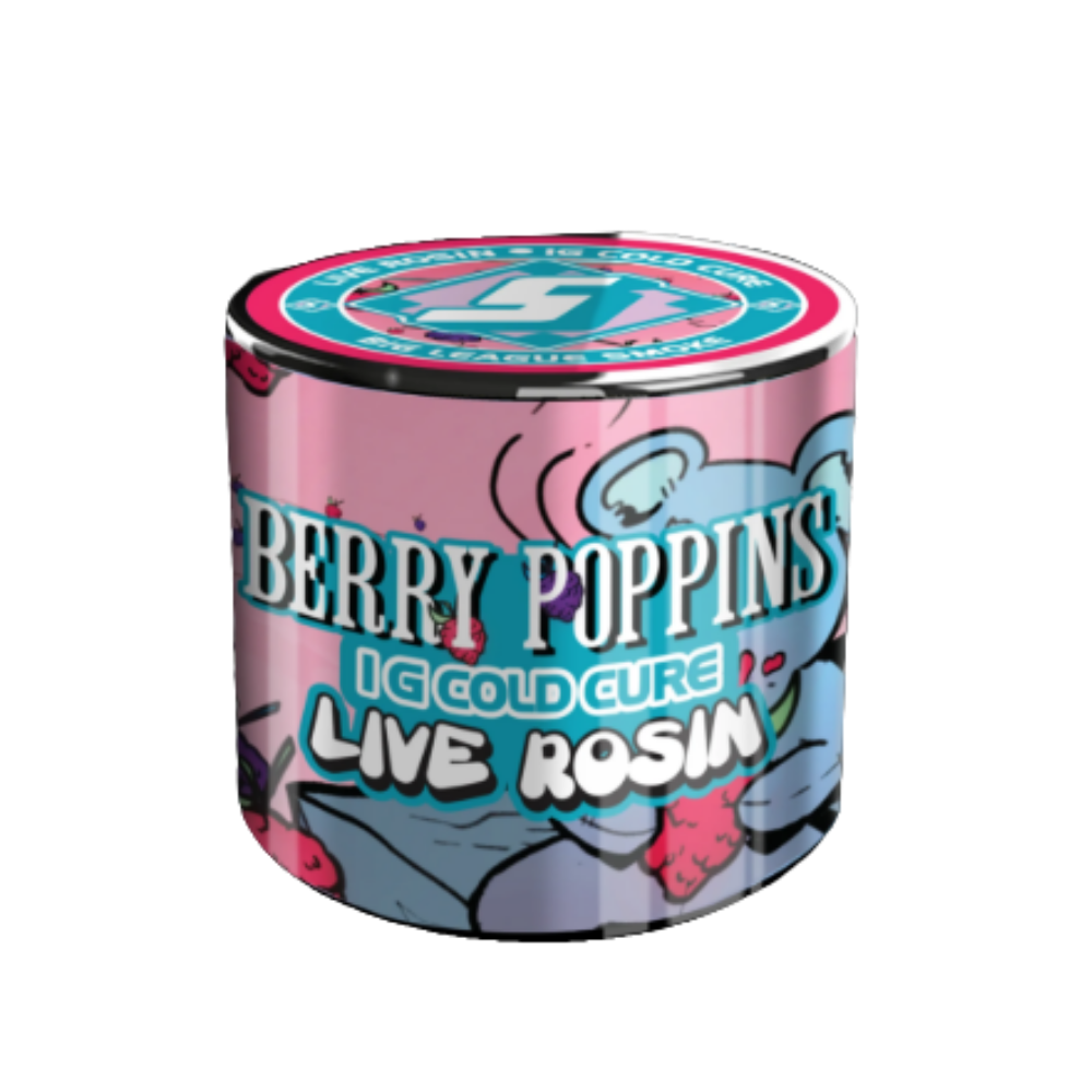 Sluggers LIve Rosin- Berry Poppins – 1g (Hybrid) Sluggers LIve Rosin- Berry Poppins – 1g (Hybrid)