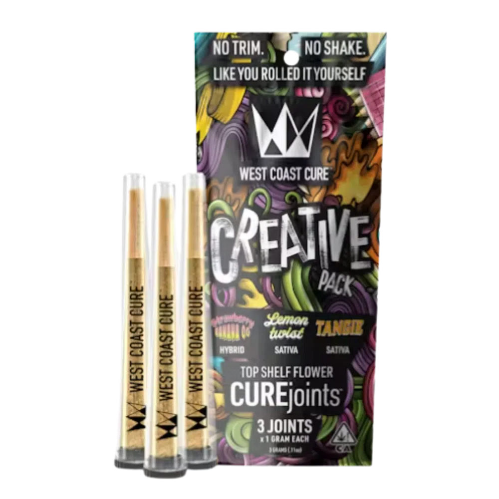 WCC – Creative Pack – Top Shelf CUREjoint Variety Pack 3 x 1G (Sativa) WCC – Creative Pack – Top Shelf CUREjoint Variety Pack 3 x 1G (Sativa)