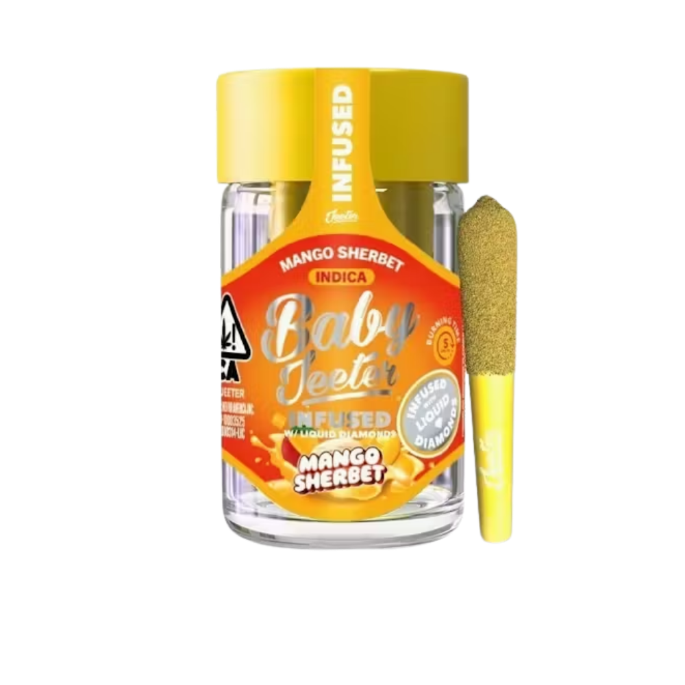 Baby Jeeter – Mango Sherbert – 2.5g (Indica) Baby Jeeter – Mango Sherbert – 2.5g (Indica)