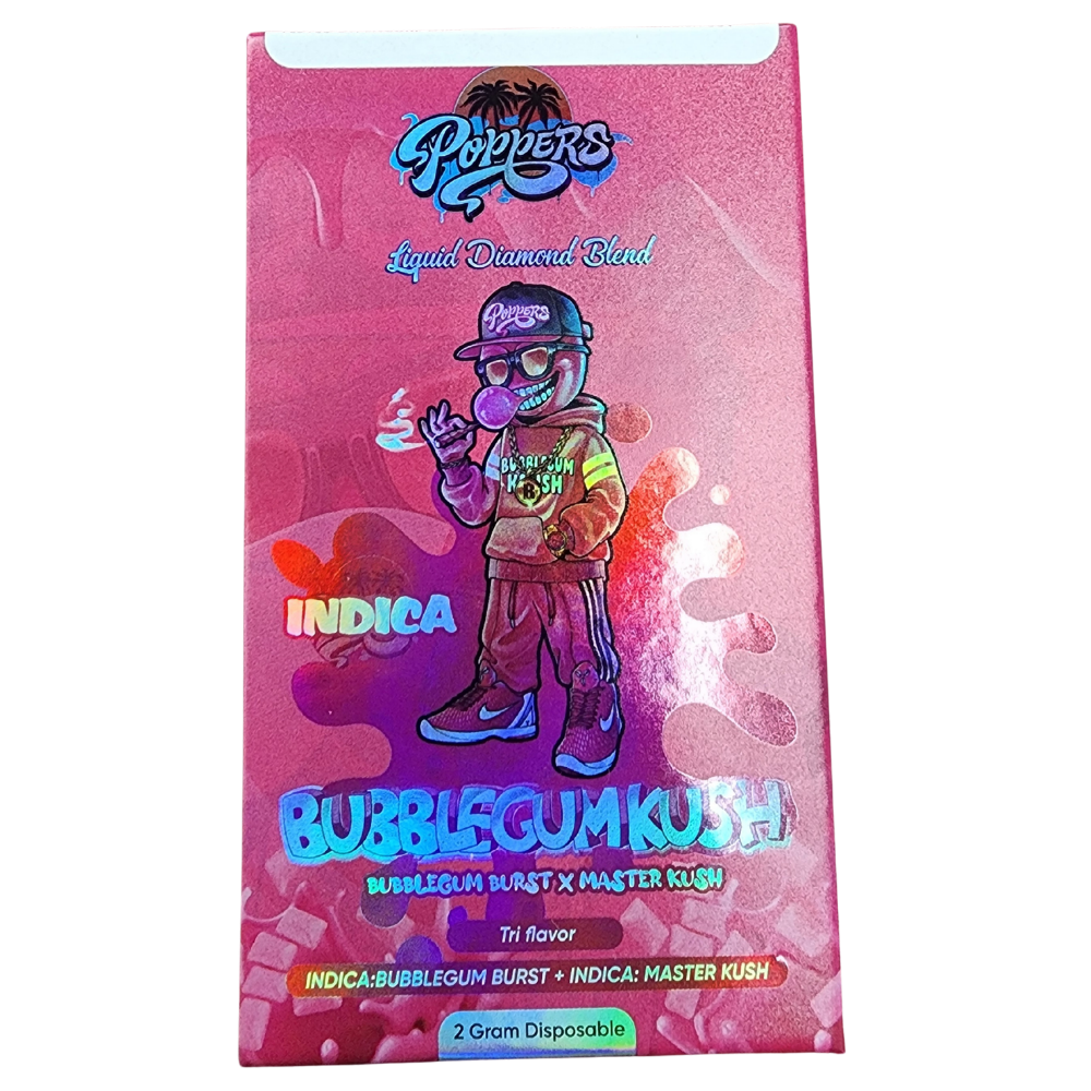 Poppers – 2G Liquid Diamond Blend – Bubblegum Kush (Indica)