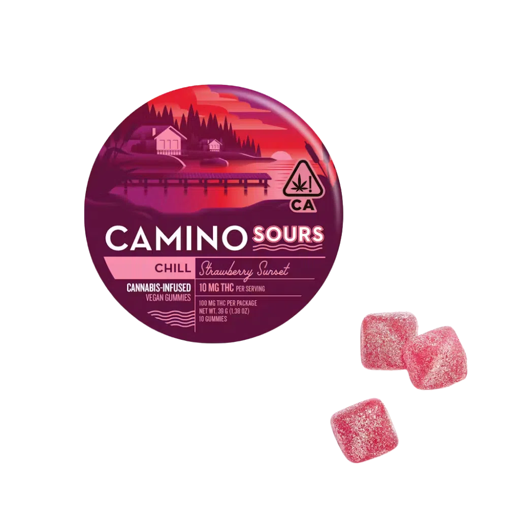 Camino Sours – Strawberry Sunset 100mg (Vegan) Camino Sours – Strawberry Sunset 100mg (Vegan)