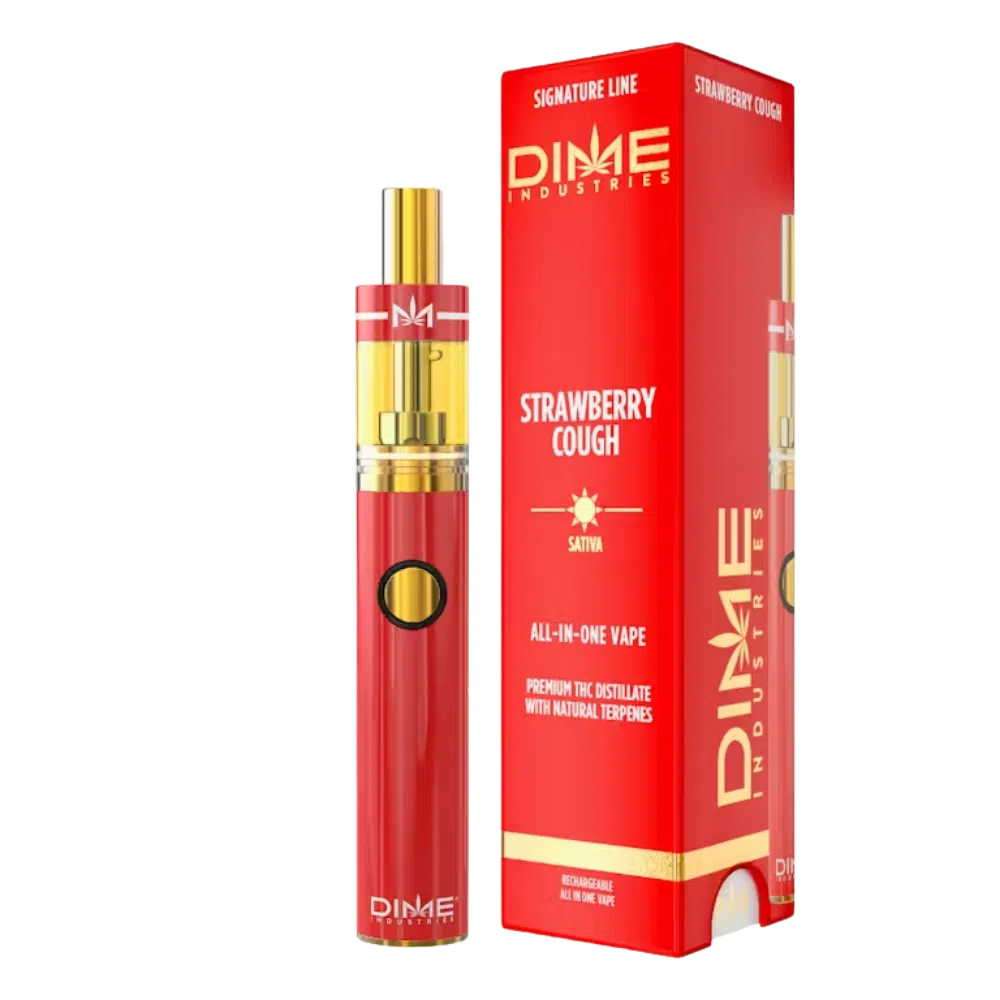 Dime – 2g Strawberry Cough Disposable Pen (Sativa) Dime – 2g Strawberry Cough Disposable Pen (Sativa)