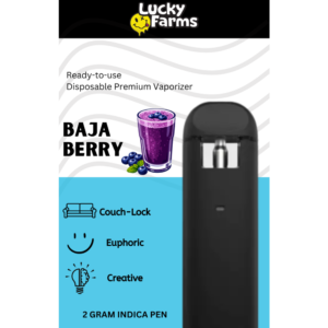 2g – Baja Berry Disposable Pen (Indica) 2g - Baja Berry Disposable Pen (Indica)
