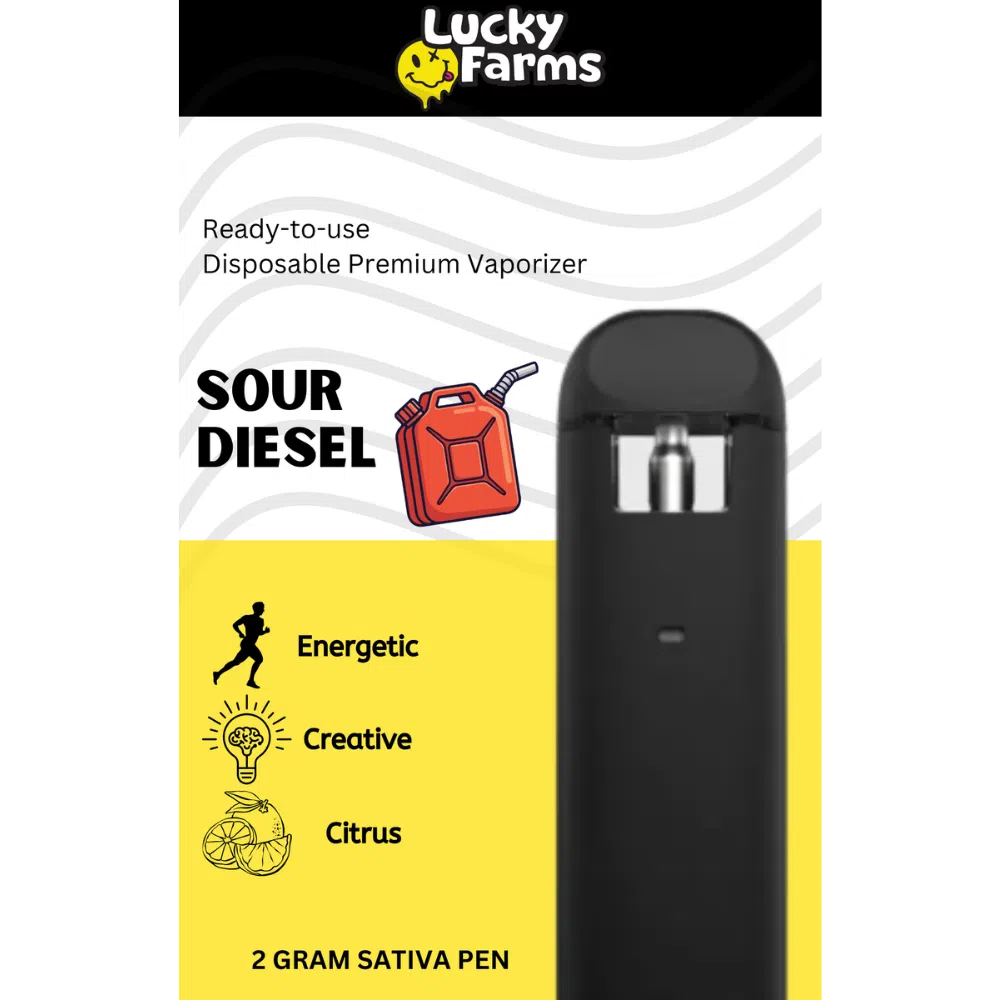 2g – Sour Diesel Disposable Pen (Sativa) 2g – Sour Diesel Disposable Pen (Sativa)