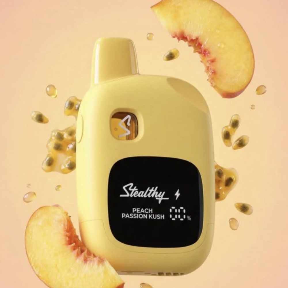 Stealthy – 2G Liquid AIO – Peach Passion Kush (Indica)