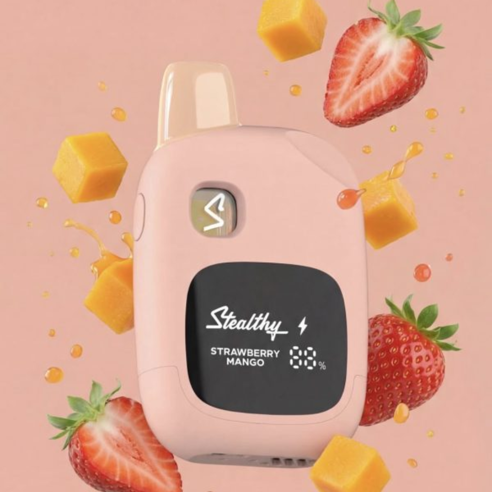 Stealthy – 2G Liquid AIO – Strawberry Mango (Sativa)