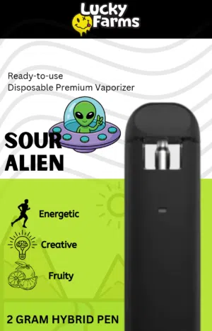 2g - Sour Alien Disposable Pen (Hybrid)