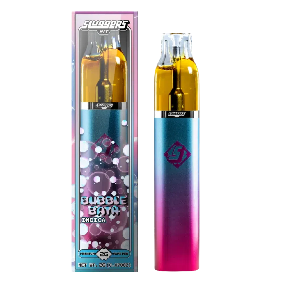 Slugger’s Hit – 2g Disposable Pen – Bubble Bath (Indica)